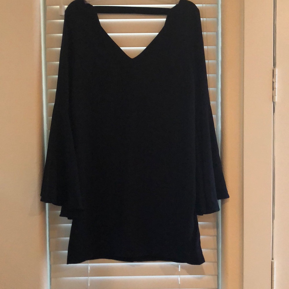 V neck sheath dress with butterfly sleeves!